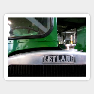 Classic Leyland Titan double decker bus front Sticker